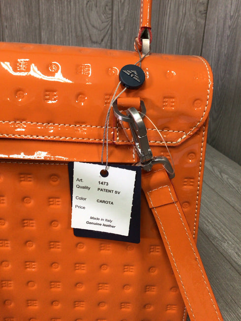 Arcadia Crossbody Carota Patent Leather New Purse